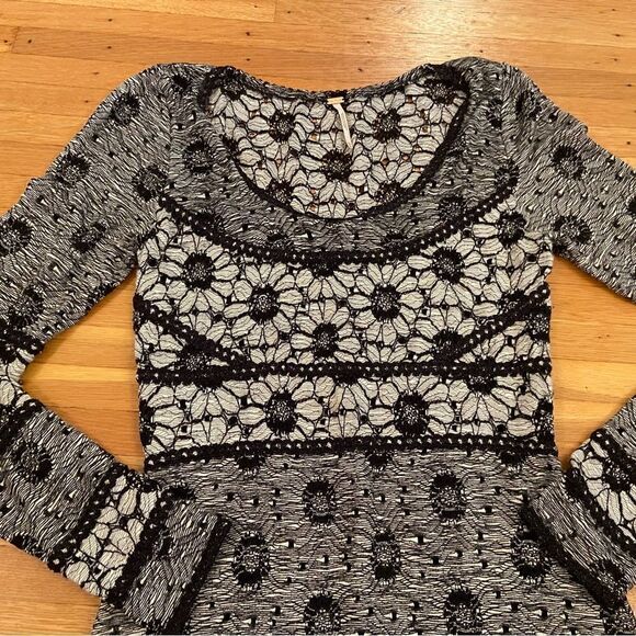 Free People Botanical Forest Floral Bodycon Dress - Picture 5 of 5